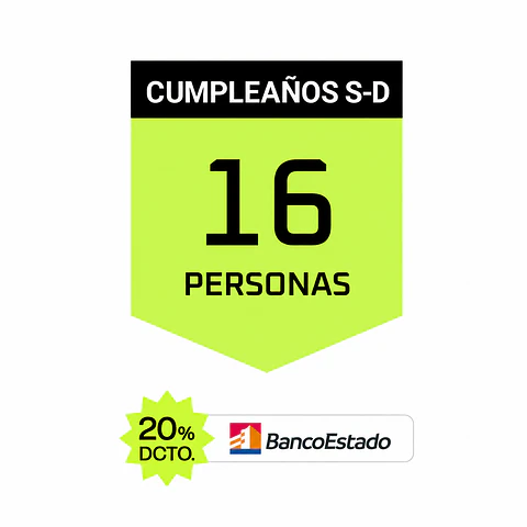 Cumpleaños Gamer — Trébol — 16 personas (Sáb-Dom)