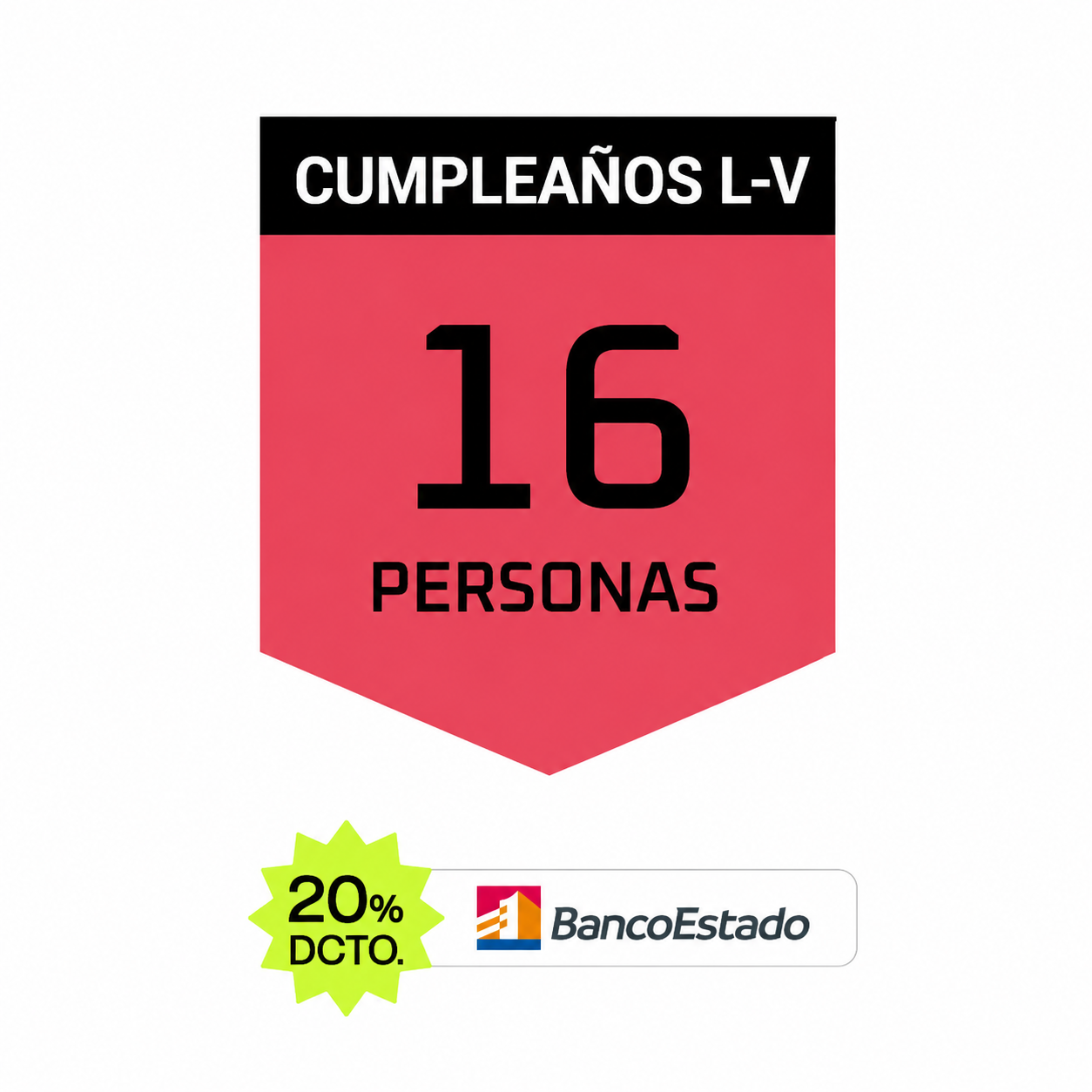 Cumpleaños Gamer — Vespucio — 16 personas (Lun-Vie) 1