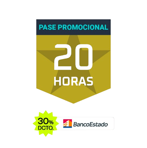 Pase Promocional 20 Horas — Vespucio 1