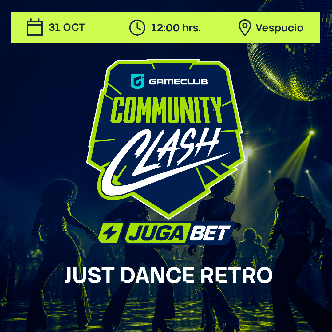 Community Clash invita Jugabet - Just Dance Retro - Vespucio 1