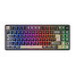Teclado Gamer Royal Kludge X87 PHANTOM Beige sw Inalambrico - Miniatura 1