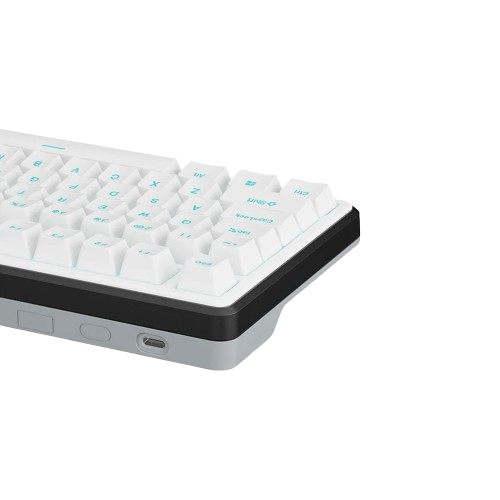 Teclado Gamer Royal Kludge X87 BlackNight Cream Sw con cable 3