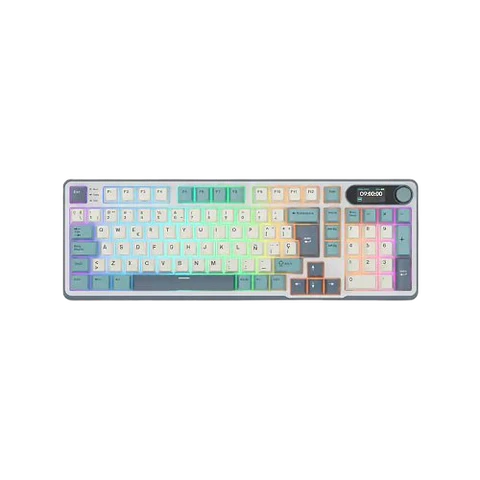 Teclado Gamer Royal Kludge S98 CLOUD LIGHT Beige sw Inalámbrico