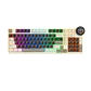 Teclado Gamer Royal Kludge RK N99 Mocha Grey Beige Switch - Miniatura 1