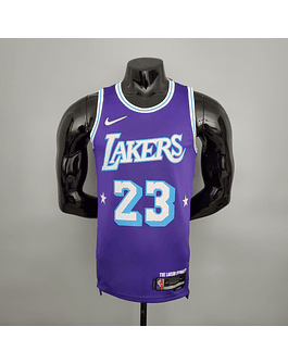 Lakers Lebron James #23 75th Anniversary City Edition