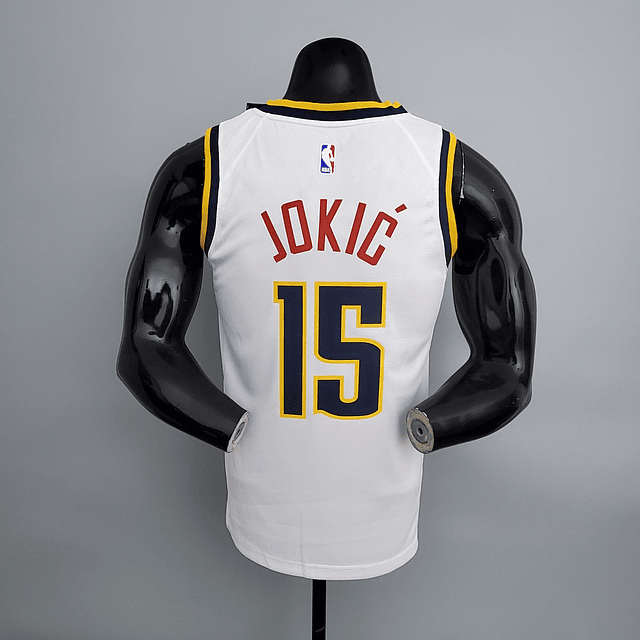 Denver NUGGETS Nikola Jokic #15 WHITE