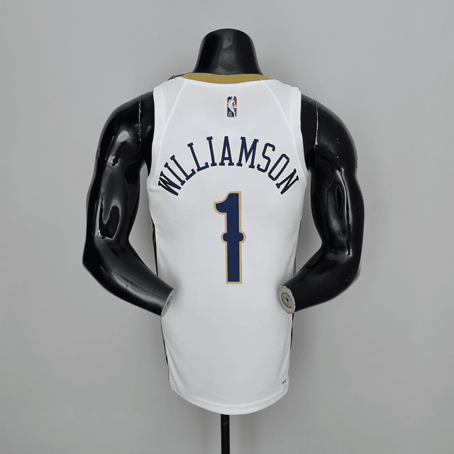 New Orleans Pelicans Zion Williamson #1 WHITE CITY EDITION