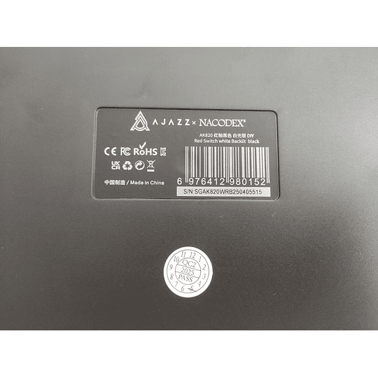 Teclado Ajazz AK820 Preto