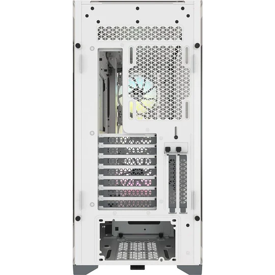 Corsair iCUE 5000X RGB Tempered Glass Extended-ATX Case (White)