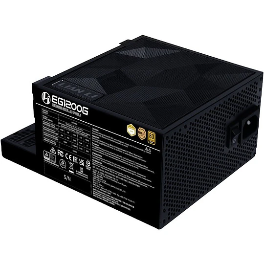 Fonte Lian Li EDGE 1200W 80+ Gold ATX 3.1 Modular Preta