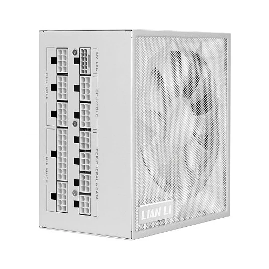 Fonte Lian Li SX1000P 1000W 80+ Platinum ATX 3.1 Modular Branca 120mm