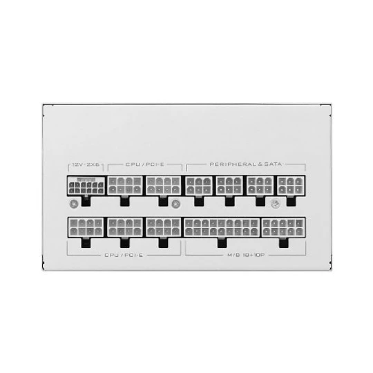 Fonte Lian Li SX850P 850W 80+ Platinum ATX 3.1 Modular Branco