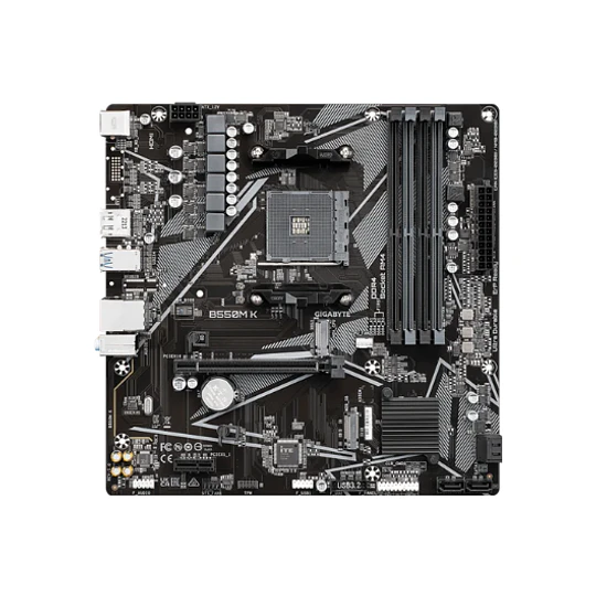 Motherboard Gigabyte B550M K (AM4, DDR4, M-ATX)