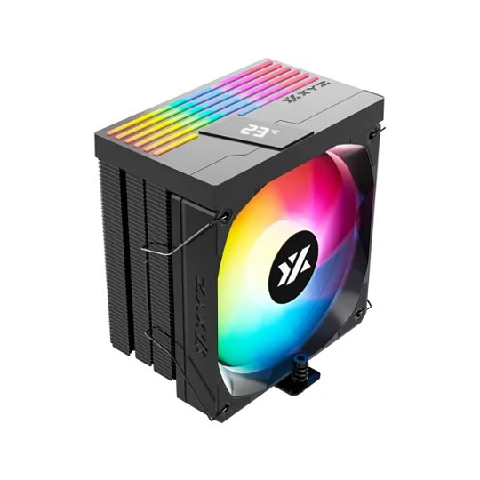 Cooler CPU XYZ THERMAX 6 PULSAR A-RGB BLACK 120MM DUAL MULTISOCKET