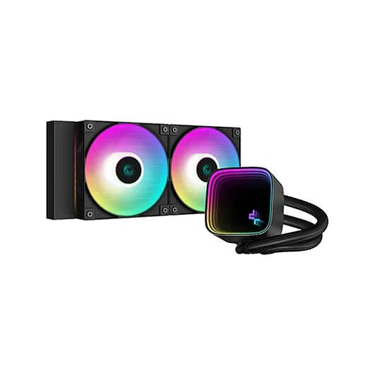 Watercooler Deepcool LS520 SE Black 2 Vent 120mm ARGB Multisocket