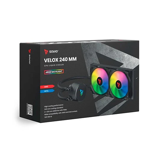 Watercooler Savio Velox 240mm ARGB