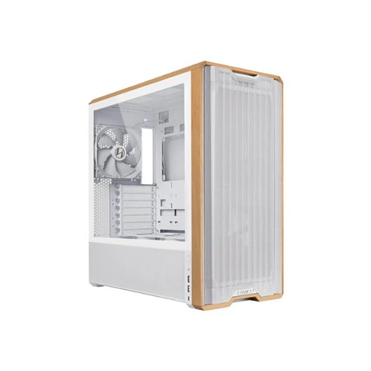 Caixa Lian Li LANCOOL 217 Wood Branco ATX
