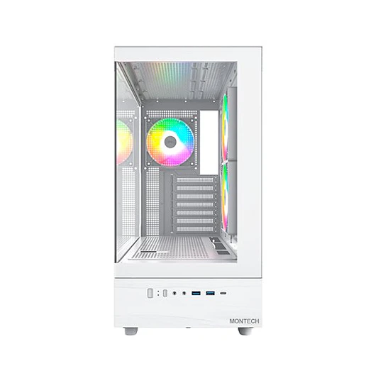 Caixa Montech XR Midi Tower ATX Branca ARGB