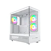 Caixa Montech XR Midi Tower ATX Branca ARGB