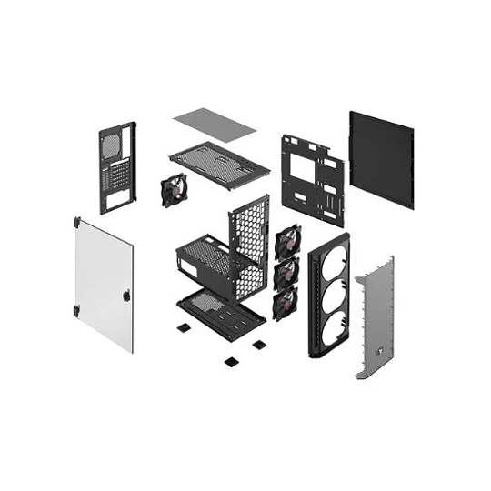 Caixa SAVIO SHADOW X2 ATX Midi Tower Preta