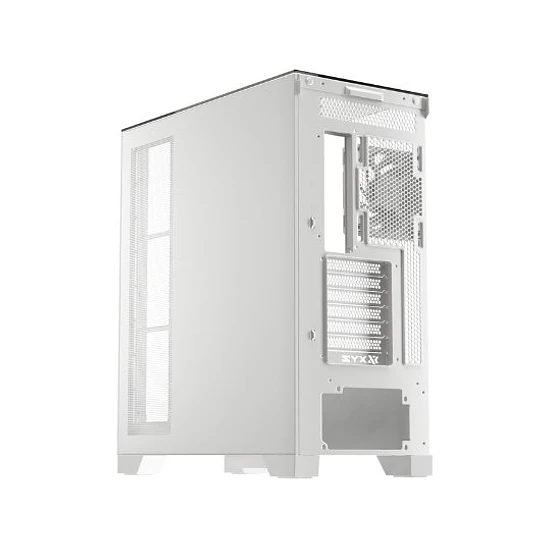 Caixa XYZ Trifecta Midi Tower ATX Branca ARGB
