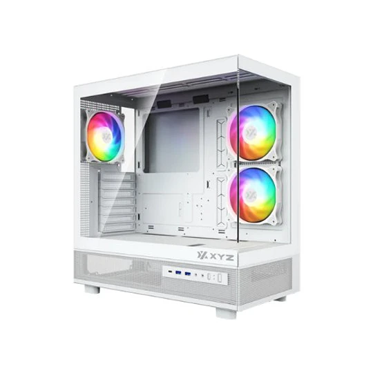 Caixa XYZ Aurora 50 Midi Tower ATX Branca ARGB