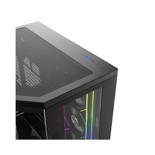 Caixa XYZ Neutron X Midi Tower ATX Preta ARGB
