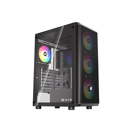Caixa XYZ AIRONE 60 MESH BLACK ATX ARGB