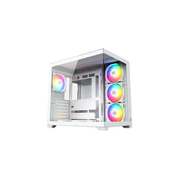 Caixa XYZ TESSERACT X 50 White ATX ARGB