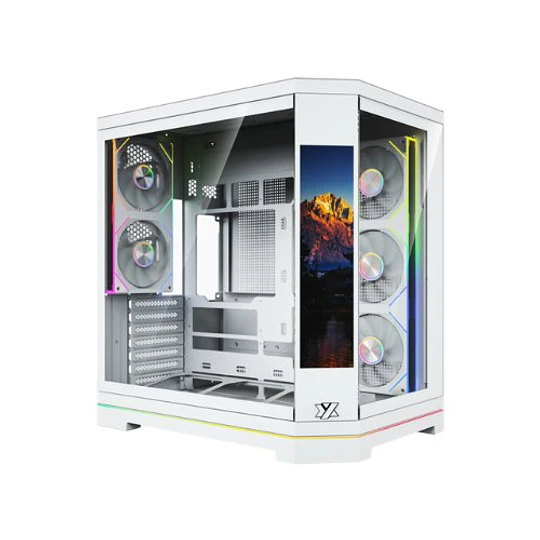 Caixa XYZ Neutron X Pro White ATX ARGB