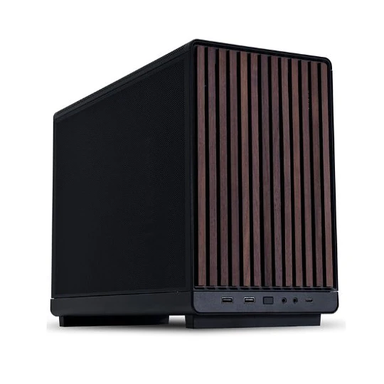 Caixa Lian Li A3 Wood Glass Version Black M-ATX