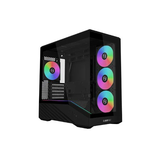 Caixa Lian Li Vector V100 Mini Micro Tower mATX Preta ARGB