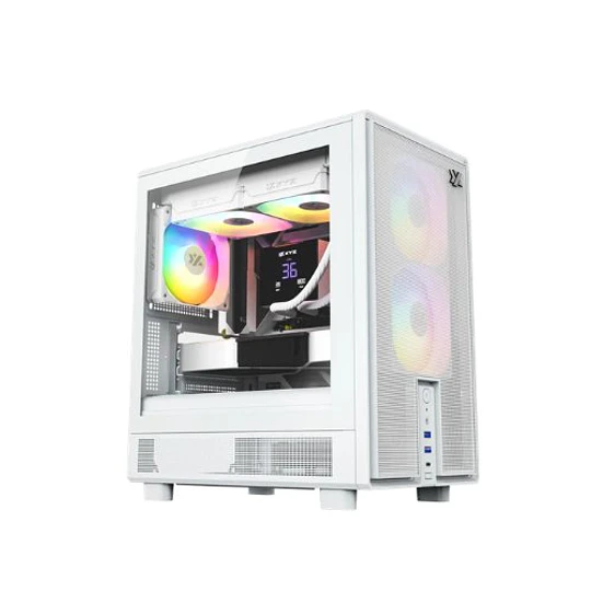 Caixa XYZ ATOM WHITE Micro-ATX ARGB USB 3.0 USB C