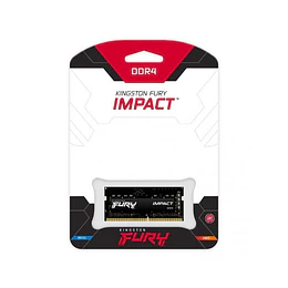 Memória RAM SO-DIMM Kingston FURY Impact 8GB DDR4 3200MHz CL20 (Portátil)