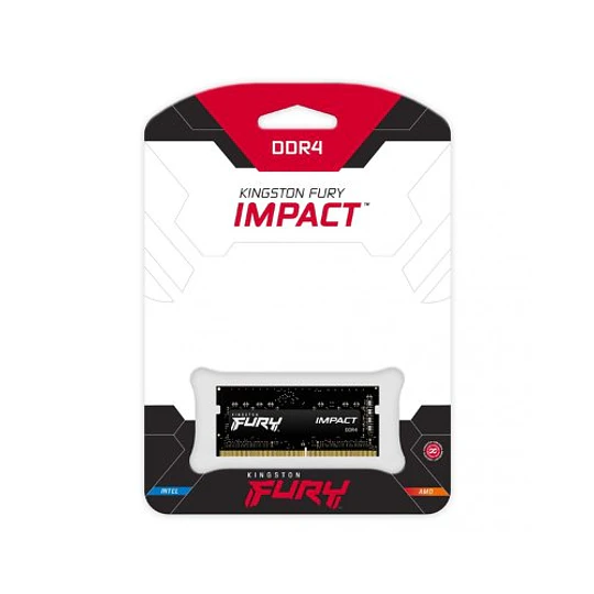 Memória RAM SO-DIMM Kingston FURY Impact 8GB DDR4 3200MHz CL20 (Portátil)
