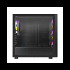 Caixa Montech XR Wood Midi Tower ATX Preta ARGB