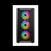 Caixa Montech XR Wood Midi Tower ATX Preta ARGB