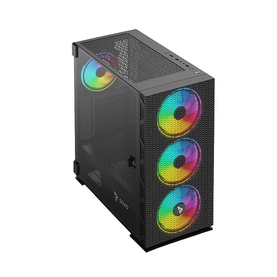 Caixa Savio Raptor X1 ARGB Midi Tower ATX