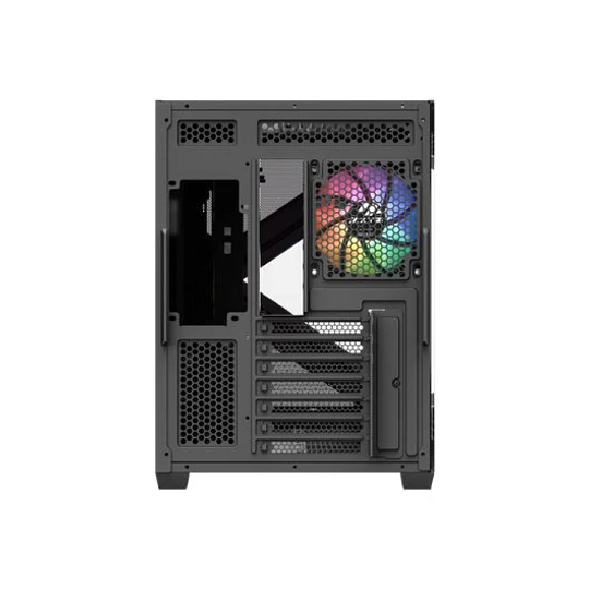 Caixa XYZ Qubex Midi Tower ATX Preta ARGB