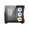 Caixa XYZ Qubex Midi Tower ATX Preta ARGB