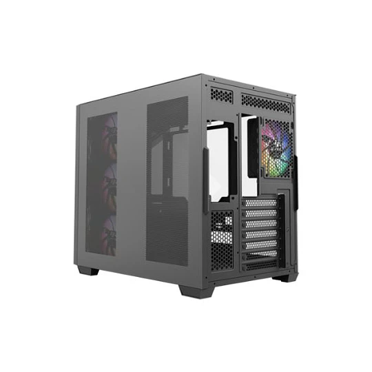 Caixa XYZ Qubex Midi Tower ATX Preta ARGB