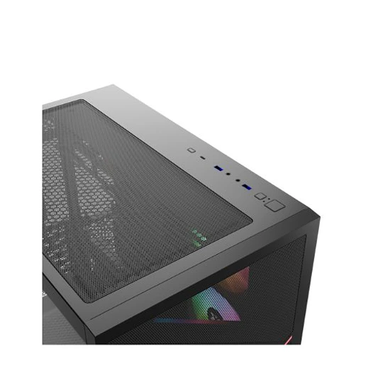 Caixa XYZ Qubex Midi Tower ATX Preta ARGB
