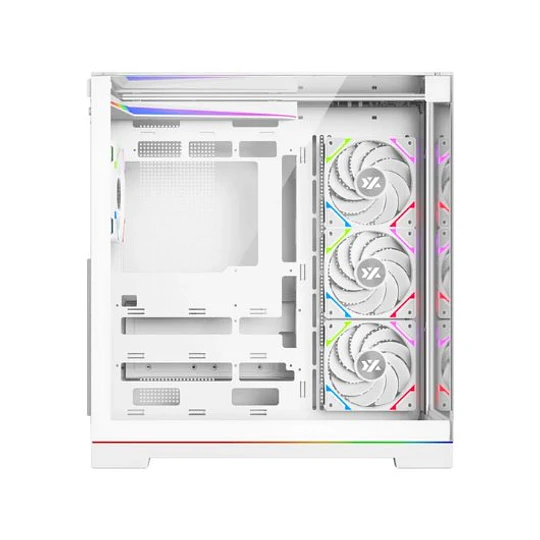 Caixa XYZ Tesseract ARGB Midi Tower ATX Branca