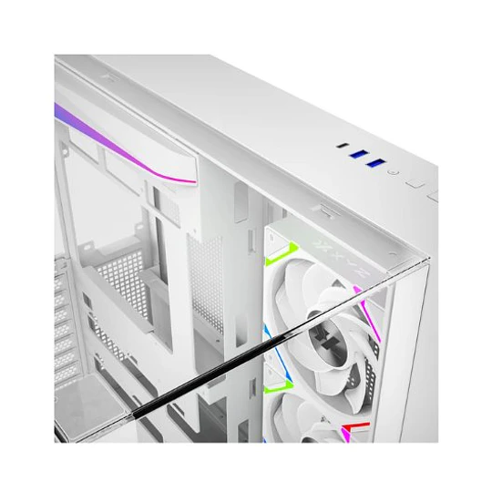 Caixa XYZ Tesseract ARGB Midi Tower ATX Branca