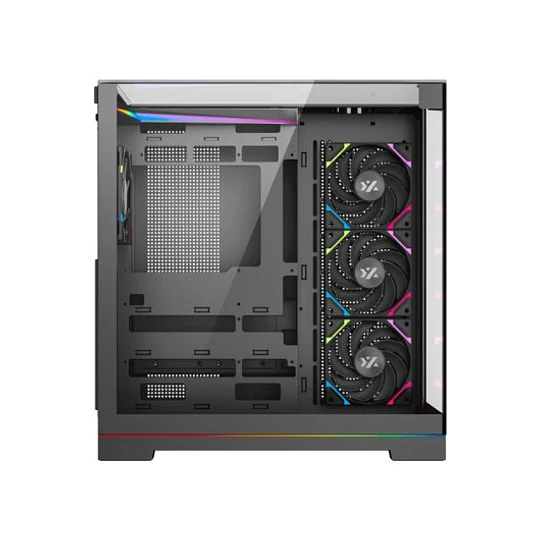 Caixa XYZ Tesseract ARGB Midi Tower ATX Preta
