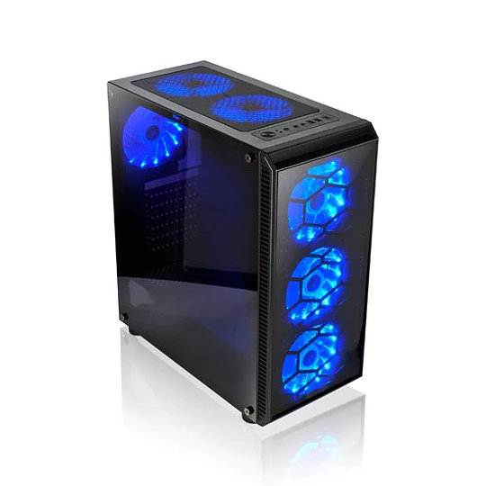 Caixa L-Link Avatar Midi Tower ATX com LED Azul