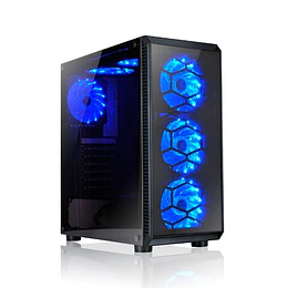Caixa L-Link Avatar Midi Tower ATX com LED Azul