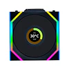 Ventoinha Lian Li UNI FAN SL120 LCD Wireless Preta 120mm Pack 3