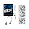 Ventoinha Lian Li UNI FAN SL120 LCD Wireless Branca 120mm Pack 3