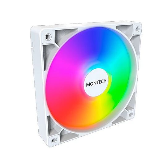 Ventoinha Montech GF120 ARGB PWM 120mm 1600RPM